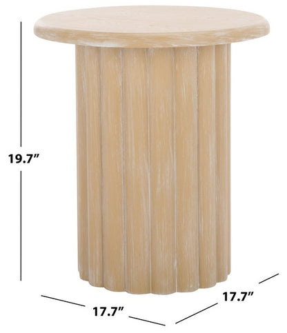 Aeroporto 20 in. Wood Accent Table