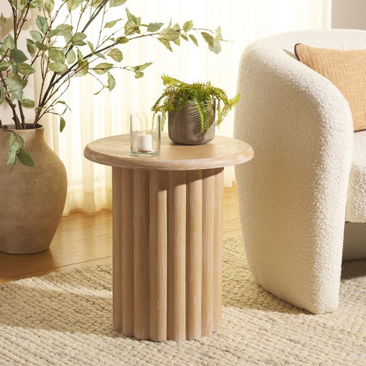 Aeroporto 20 in. Wood Accent Table