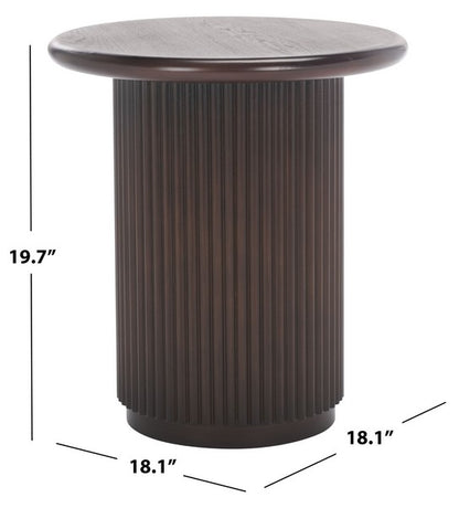 Sugano 20 in. Wood Accent Table
