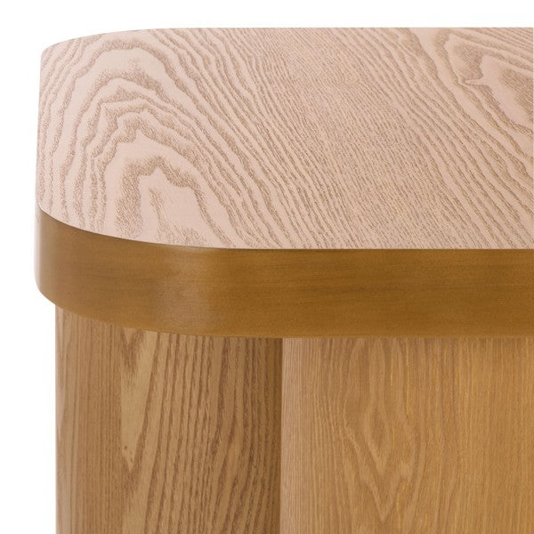 Zuglio 24 in. Wood Accent Table - Natural