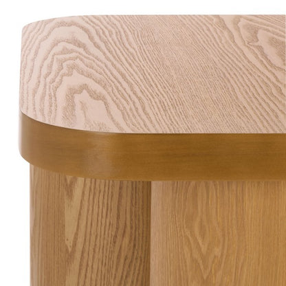Zuglio 24 in. Wood Accent Table - Natural