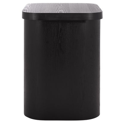 Zuglio 24 in. Wood Accent Table - Black