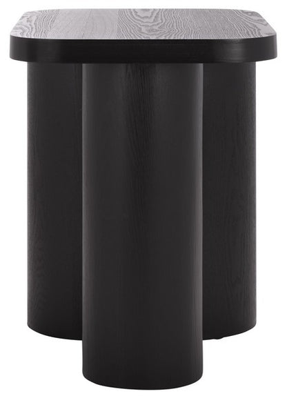 Zuglio 24 in. Wood Accent Table - Black