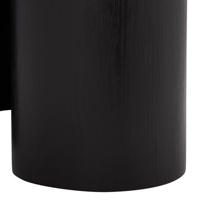 Zuglio 24 in. Wood Accent Table - Black