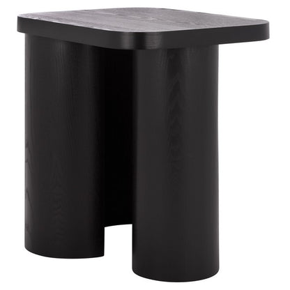 Zuglio 24 in. Wood Accent Table - Black