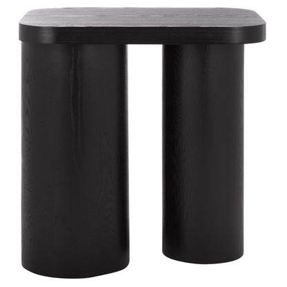 Zuglio 24 in. Wood Accent Table - Black
