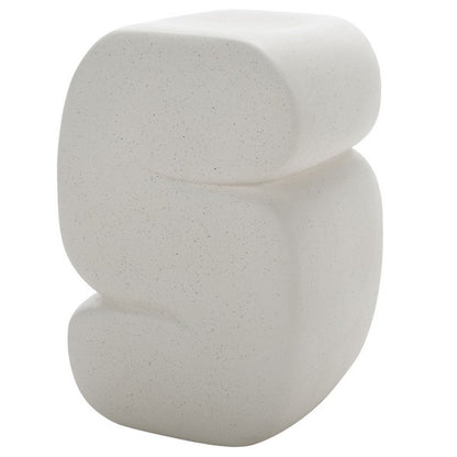 Semonzo 19 in. Accent Table - White