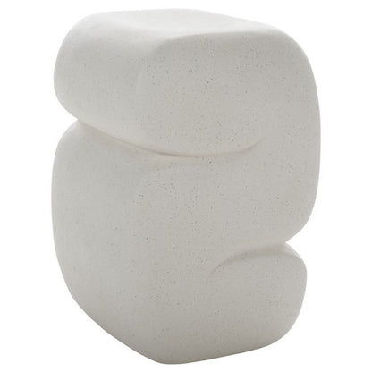 Semonzo 19 in. Accent Table - White