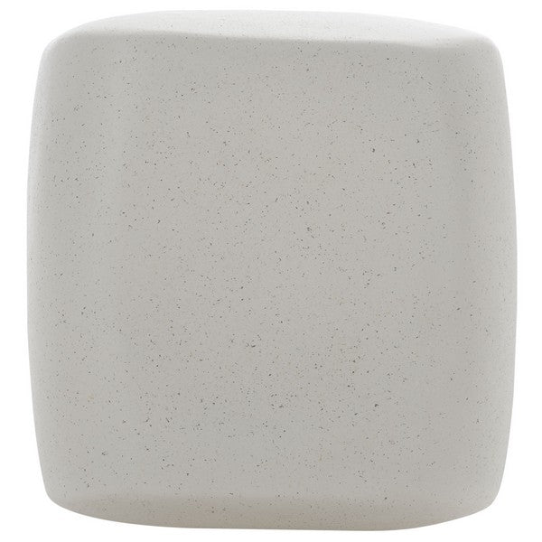 Semonzo 19 in. Accent Table - White