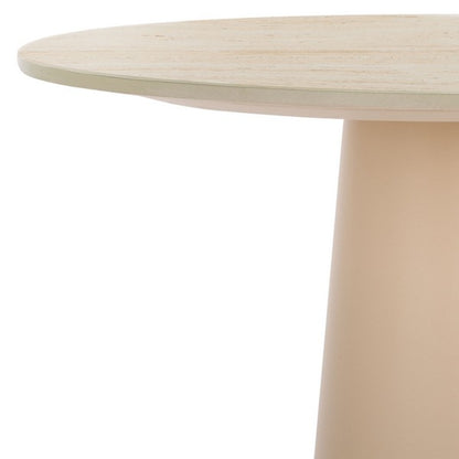 Neviglie 21 in. Ceramic Top Accent Table