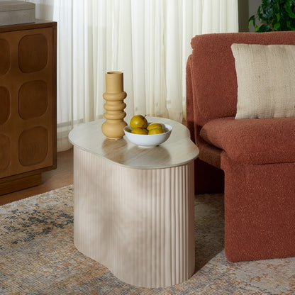 Brianza 28 in. Ceramic Top Accent Table