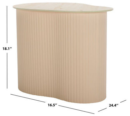 Imperia 24 in. Ceramic Accent Table