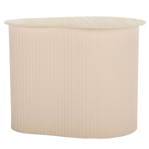 Siracusa 23 in. Ceramic Top Accent Table