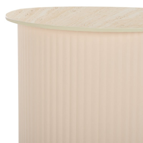 Siracusa 23 in. Ceramic Top Accent Table