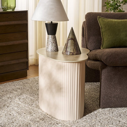 Siracusa 23 in. Ceramic Top Accent Table
