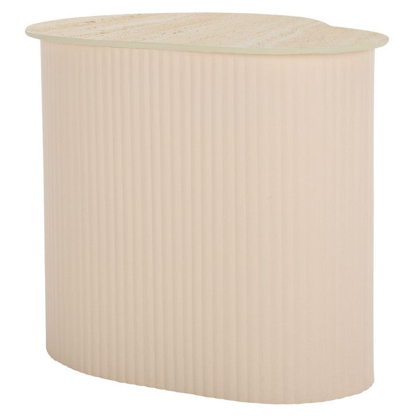 Siracusa 23 in. Ceramic Top Accent Table
