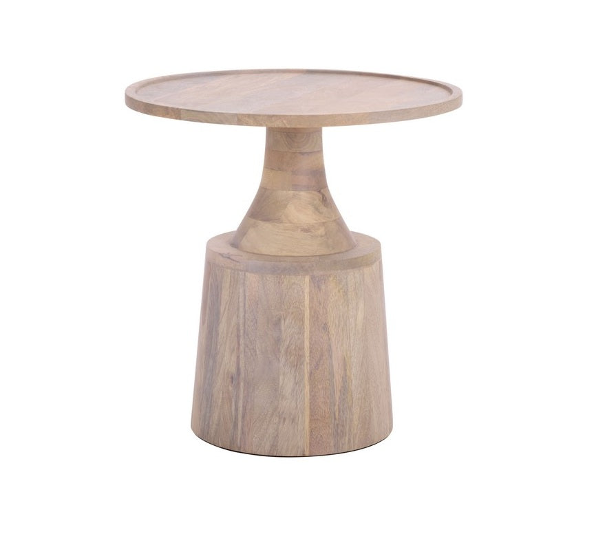 Igliano 18 in. Mango Wood Accent Table