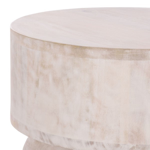 Fraigas 20 in. Mango Wood Accent Table