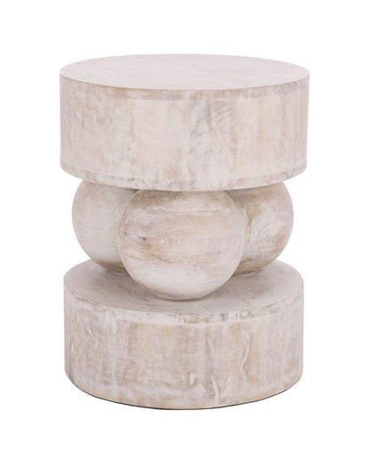 Fraigas 20 in. Mango Wood Accent Table