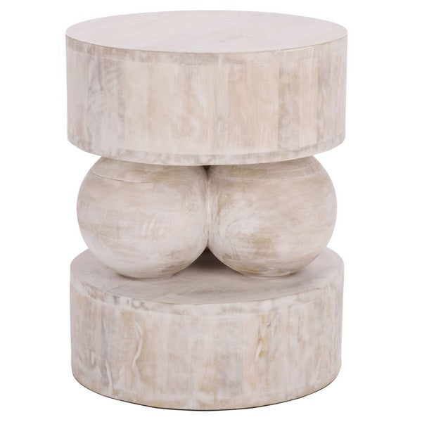 Fraigas 20 in. Mango Wood Accent Table