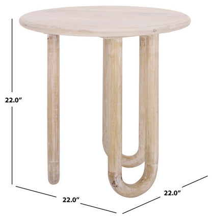 Centese 22 in. Mango Wood Accent Table