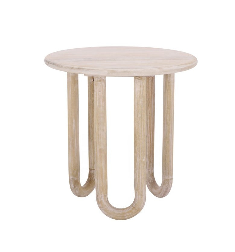 Centese 22 in. Mango Wood Accent Table