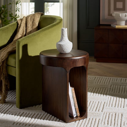 Rodio 20 in. Wood Accent Table