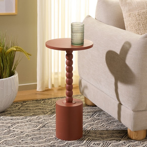 Locri 23 in. Mango Wood Accent Table