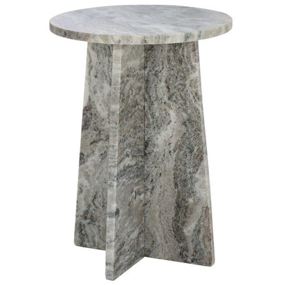 Stazione 22 in. Marble Accent Table