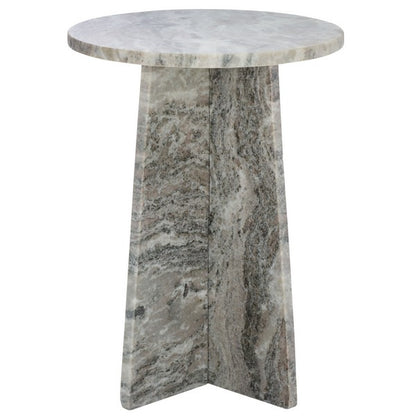 Stazione 22 in. Marble Accent Table