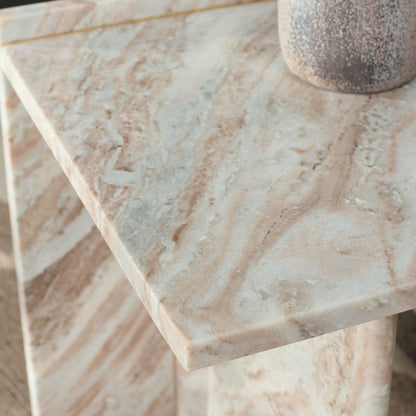 Foria 24 in. Marble Accent Table