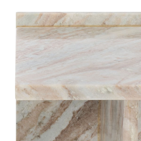 Foria 24 in. Marble Accent Table