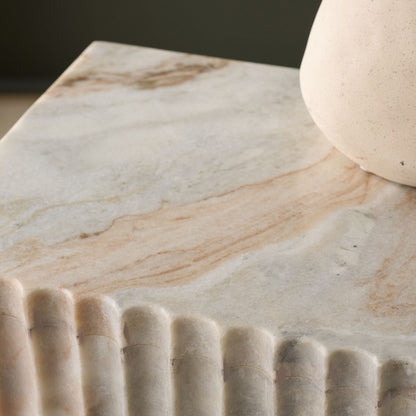 Cereda 25 in. Marble Accent Table