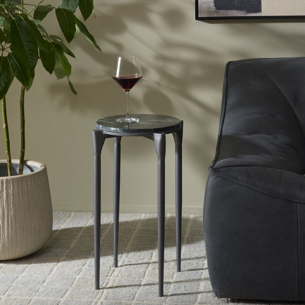 Oristano 24 in. Mable Top Accent Table