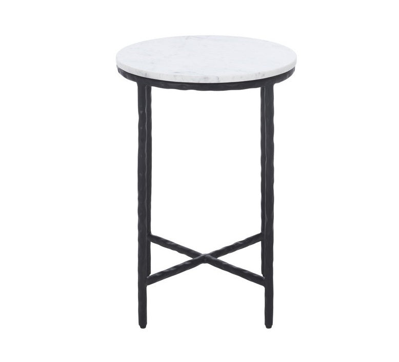 Abbate 24 in. Marble Top Accent Table
