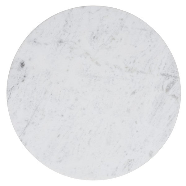 Abbate 24 in. Marble Top Accent Table