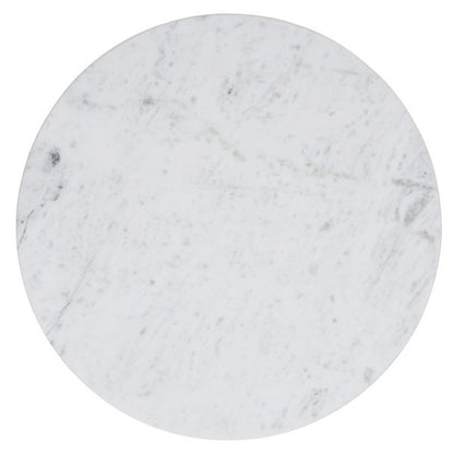 Abbate 24 in. Marble Top Accent Table
