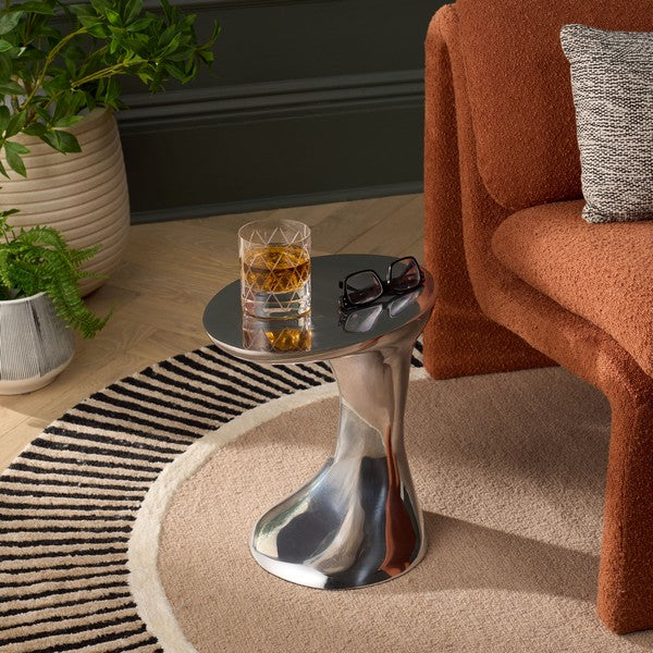 Elide 15 in. Metal Accent Table