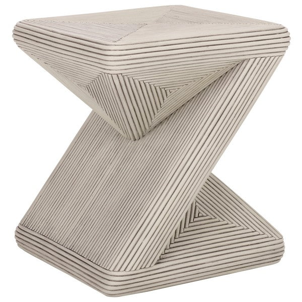Lusen 25 in. Rattan Accent Table