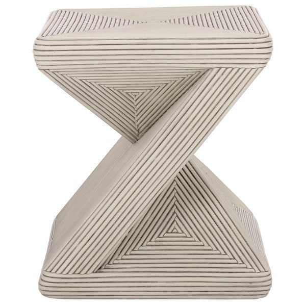 Lusen 25 in. Rattan Accent Table