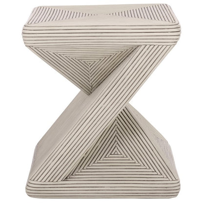 Lusen 25 in. Rattan Accent Table