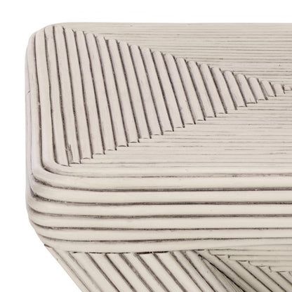 Lusen 25 in. Rattan Accent Table