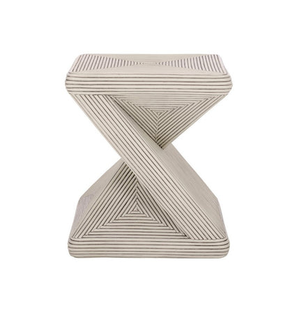 Lusen 25 in. Rattan Accent Table
