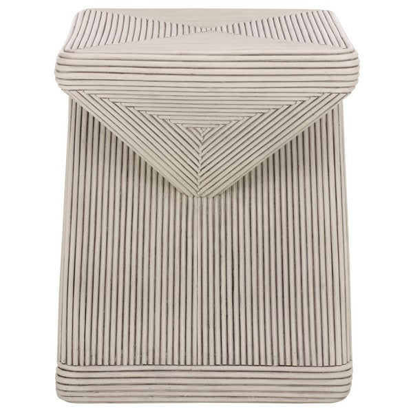 Lusen 25 in. Rattan Accent Table