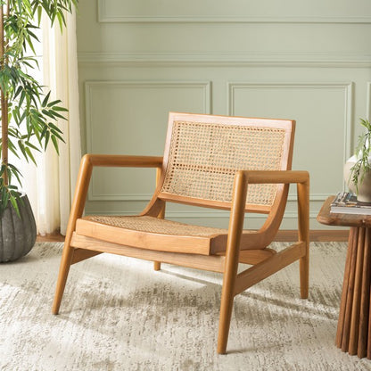 Aurina Sungkai Wood Accent Chair