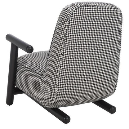 Sanza Accent Chair - Black Houndstooth