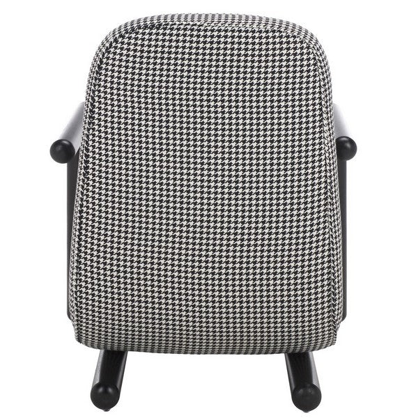 Sanza Accent Chair - Black Houndstooth