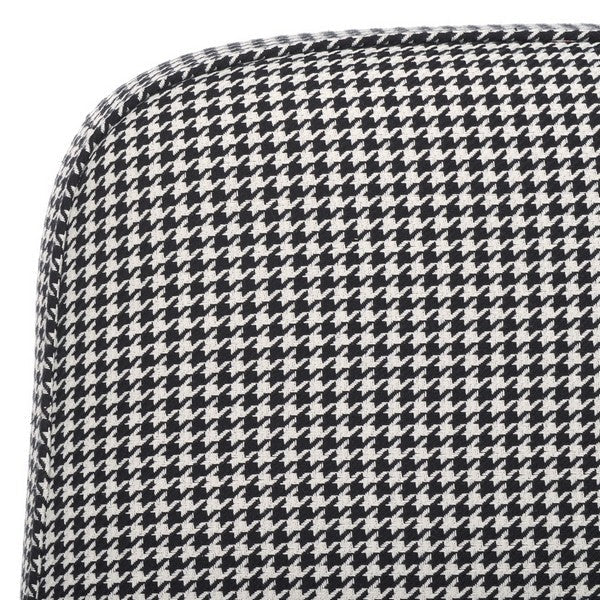 Sanza Accent Chair - Black Houndstooth