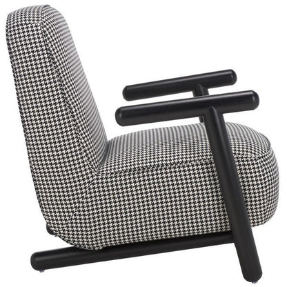 Sanza Accent Chair - Black Houndstooth