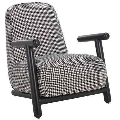 Sanza Accent Chair - Black Houndstooth